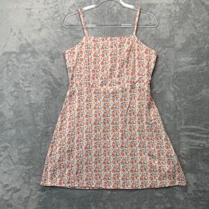 Cotton On Floral Mini Dress Medium Smocked Back Cottagecore Sundress